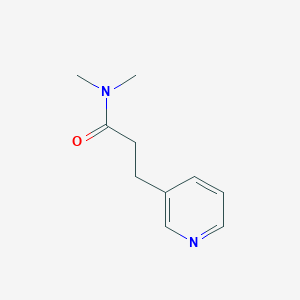 molecular formula C10H14N2O B6356178 N,N-二甲基-3-(吡啶-3-基)-丙酰胺 CAS No. 55314-14-2