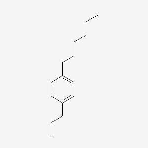 molecular formula C15H22 B6356230 3-(4-Hexylphenyl)-1-propene CAS No. 1256469-84-7