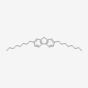 molecular formula C29H42 B6356336 2,7-二辛基芴 CAS No. 303736-82-5