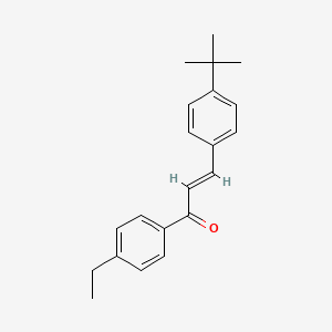 (2E)-3-(4-tert-Butylphenyl)-1-(4-ethylphenyl)prop-2-en-1-one