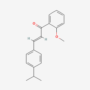 molecular formula C19H20O2 B6356387 (2E)-1-(2-Methoxyphenyl)-3-[4-(propan-2-yl)phenyl]prop-2-en-1-one CAS No. 1177197-52-2