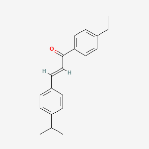 (2E)-1-(4-Ethylphenyl)-3-[4-(propan-2-yl)phenyl]prop-2-en-1-one