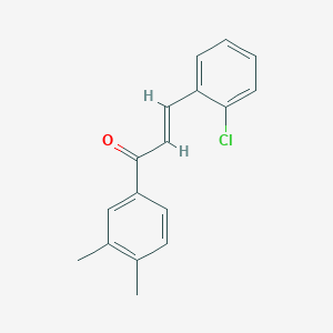 (2E)-3-(2-Chlorophenyl)-1-(3,4-dimethylphenyl)prop-2-en-1-one