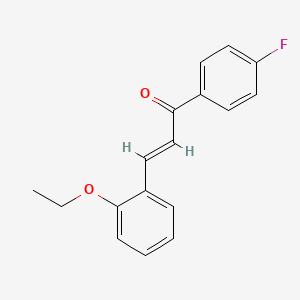 molecular formula C17H15FO2 B6356439 (2E)-3-(2-Ethoxyphenyl)-1-(4-fluorophenyl)prop-2-en-1-one CAS No. 358656-27-6