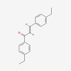 molecular formula C19H20O B6356452 (2E)-1,3-Bis(4-ethylphenyl)prop-2-en-1-one CAS No. 864784-22-5
