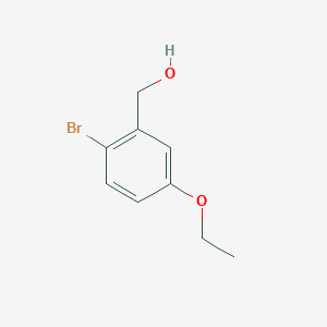 molecular formula C9H11BrO2 B6356590 2-Bromo-5-ethoxybenzylalcohol CAS No. 1501185-00-7
