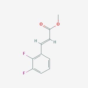 molecular formula C10H8F2O2 B6356593 (E)-Methyl 3-(2,3-difluorophenyl)acrylate CAS No. 1363402-34-9