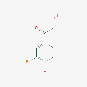 molecular formula C8H6BrFO2 B6356610 3'-Bromo-4'-fluoro-2-hydroxyacetophenone CAS No. 1515663-82-7