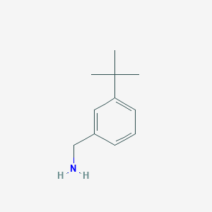 molecular formula C11H17N B6356614 3-tert-Butyl-benzylamine, 95% CAS No. 608515-16-8