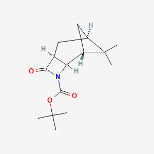 (1R,2R,5S,7R)-N-tert-Butoxycarbonyl-8,8-dimethyl-3-azatricyclo[5.1.1.0 2,5]nonan-4-one
