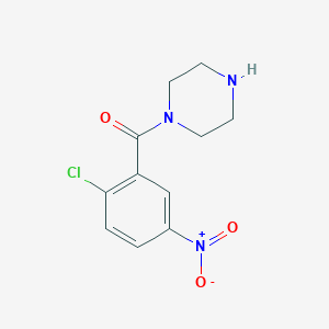 1-(2-Chloro-5-nitrobenzoyl)piperazine