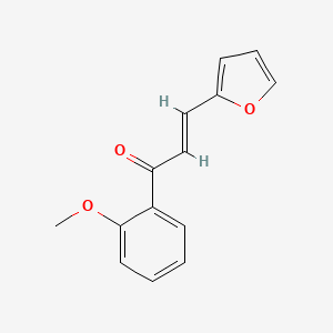 molecular formula C14H12O3 B6356664 (2E)-3-(Furan-2-yl)-1-(2-methoxyphenyl)prop-2-en-1-one CAS No. 1220995-31-2