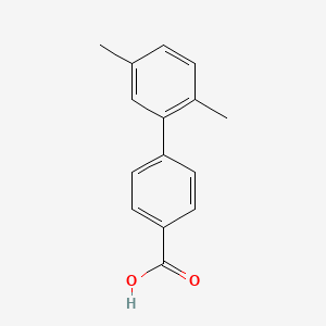 molecular formula C15H14O2 B6356681 4-(2,5-Dimethylphenyl)benzoic acid, 95% CAS No. 1181583-55-0