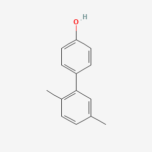 molecular formula C14H14O B6356711 4-(2,5-Dimethylphenyl)phenol;  95% CAS No. 1176451-92-5