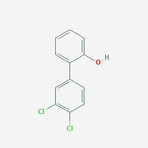 molecular formula C12H8Cl2O B6356862 2-(3,4-Dichlorophenyl)phenol, 95% CAS No. 209613-97-8