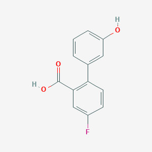 5-Fluoro-2-(3-hydroxyphenyl)benzoic acid, 95%