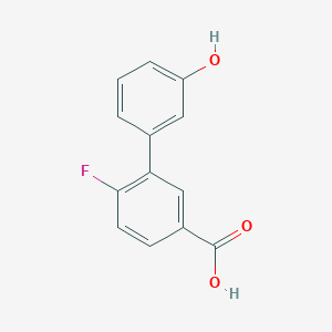 3-(5-Carboxy-2-fluorophenyl)phenol, 95%