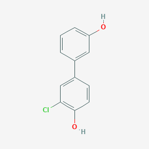 molecular formula C12H9ClO2 B6356914 2-Chloro-4-(3-hydroxyphenyl)phenol, 95% CAS No. 920283-79-0