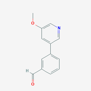 3-(5-methoxy-3-pyridinyl)benzaldehyde