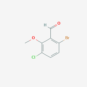 6-Bromo-3-chloro-2-methoxybenzaldehyde