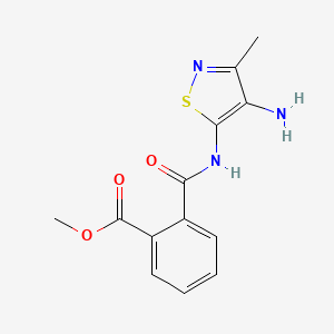 N-(4-Amino-3-methyl-isothiazol-5-yl)-phthalamic acid methyl ester, 95%