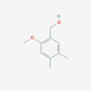 molecular formula C10H14O2 B6357294 (2-Methoxy-4,5-dimethylphenyl)methanol CAS No. 1226127-78-1