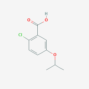 molecular formula C10H11ClO3 B6357317 2-Chloro-5-isopropoxybenzoic acid CAS No. 1369839-91-7