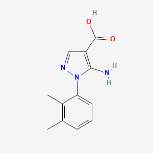 molecular formula C12H13N3O2 B6357323 5-Amino-1-(2,3-dimethylphenyl)-1H-pyrazole-4-carboxylic acid CAS No. 1226117-74-3
