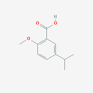 molecular formula C11H14O3 B6357506 5-Isopropyl-2-methoxybenzoic acid CAS No. 68014-67-5