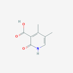 molecular formula C8H9NO3 B6357541 4,5-Dimethyl-2-oxo-1,2-dihydro-pyridine-3-carboxylic acid CAS No. 1368443-90-6