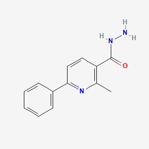 2-Methyl-6-phenylpyridine-3-carbohydrazide