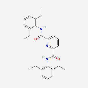 molecular formula C27H31N3O2 B6357569 Pyridine-2,6-bis-(N-2,6-diethylphenyl)-carboxamide CAS No. 548787-99-1