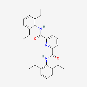 molecular formula C27H31N3O2 B6357569 N2,N6-BIS(2,6-DIETHYLPHENYL)PYRIDINE-2,6-DICARBOXAMIDE CAS No. 548787-99-1