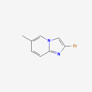 molecular formula C8H7BrN2 B6357650 2-溴-6-甲基H-咪唑并[1,2-a]吡啶 CAS No. 1251033-76-7