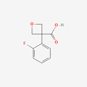 3-(2-Fluorophenyl)oxetane-3-carboxylic acid