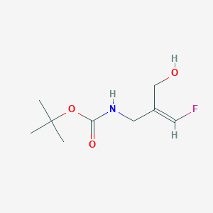molecular formula C9H16FNO3 B6357685 2-[(Boc-Amino)methyl]-3-fluoro-2-propen-1-ol CAS No. 2248430-58-0