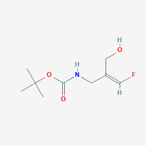 molecular formula C9H16FNO3 B6357685 tert-Butyl (3-fluoro-2-(hydroxymethyl)allyl)carbamate CAS No. 2248430-58-0