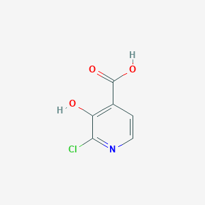 molecular formula C6H4ClNO3 B063577 2-Chloro-3-hydroxyisonicotinic acid CAS No. 185423-02-3