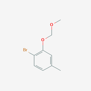 molecular formula C9H11BrO2 B6357725 1-Bromo-2-(methoxymethoxy)-4-methylbenzene CAS No. 2109430-19-3