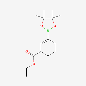 Ethyl 3-(4,4,5,5-tetramethyl-1,3,2-dioxaborolan-2-yl)cyclohex-2-ene-1-carboxylate, 95%