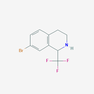 molecular formula C10H9BrF3N B6357757 7-溴-1-(三氟甲基)-1,2,3,4-四氢异喹啉 CAS No. 1391212-56-8