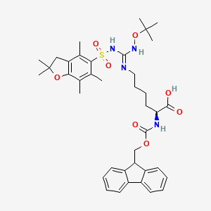 molecular formula C39H50N4O8S B6357760 Fmoc-L-HomoArg(OtBu,Pbf)-OH CAS No. 1538609-45-8