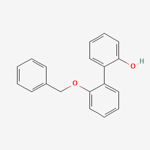 molecular formula C19H16O2 B6357772 2-(2-Benzyloxyphenyl)phenol, 95% CAS No. 201405-69-8