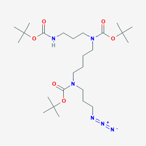 molecular formula C25H48N6O6 B6357781 Spermine(N3BBB) CAS No. 1190203-80-5