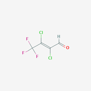 molecular formula C4HCl2F3O B6357799 2,3-Dichloro-4,4,4-trifluorobut-2-enal;  98% CAS No. 1262424-16-7
