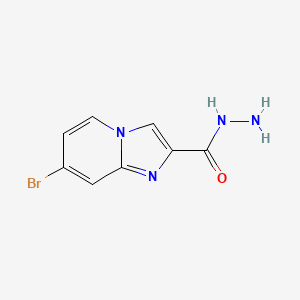 7-Bromoimidazo[1,2-a]pyridine-2-carbohydrazide