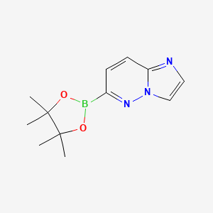 6-(4,4,5,5-Tetramethyl-1,3,2-dioxaborolan-2-yl)imidazo[1,2-b]pyridazine