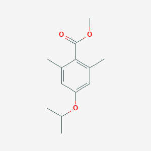 molecular formula C13H18O3 B6357864 Methyl 2,6-dimethyl-4-(propan-2-yloxy)benzoate CAS No. 1368216-66-3