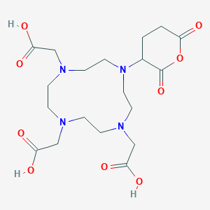 molecular formula C19H30N4O9 B6357946 DOTA-GA-Anhydride, 95% CAS No. 1375475-53-8