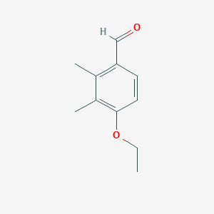 molecular formula C11H14O2 B6357988 2,3-Dimethyl-4-ethoxybenzaldehyde CAS No. 883536-41-2